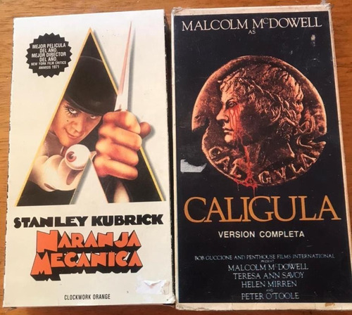 Vhs Caligula , La Naranja Mecanica