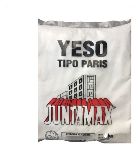 Yeso Tipo Paris Construcción Albañilería Juntamax X 10 Kg