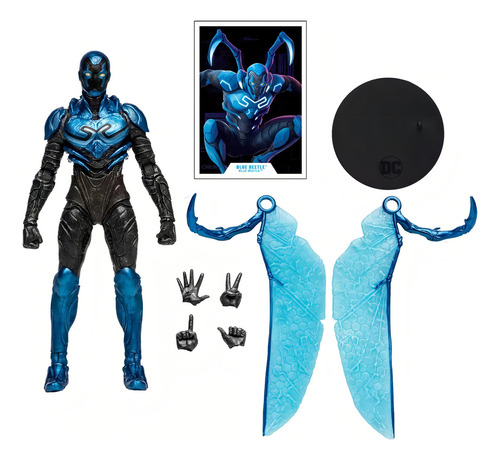 Blue Beetle Modo Batalla - Dc Multiverse Mcfarlane Toys (Usado)