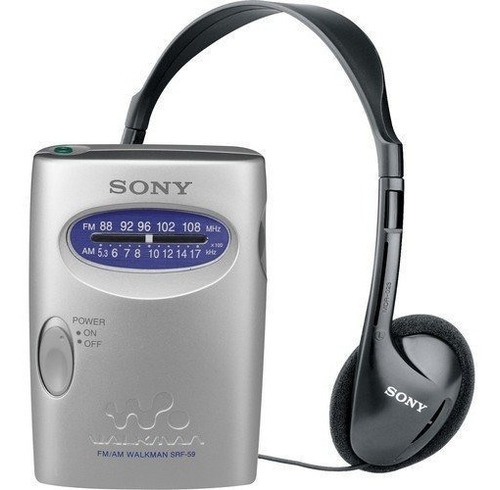 Imagen 1 de 7 de Radio Walkman Sony Am Fm Stereo Con Audifonos Incluidos