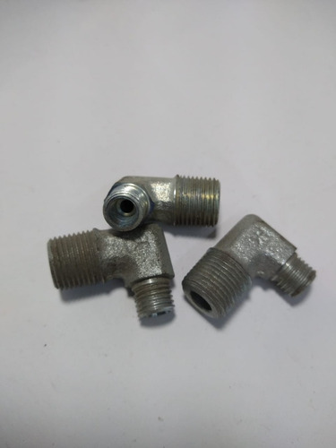 Kit 3 Joelho Macho De Aço 06 Leve ( M12x1,5 ) X 1/4npt
