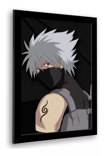 Placa Decorativa Anime Naruto Kakashi Anbu, Produto Masculino Animmax  Nunca Usado 48525755