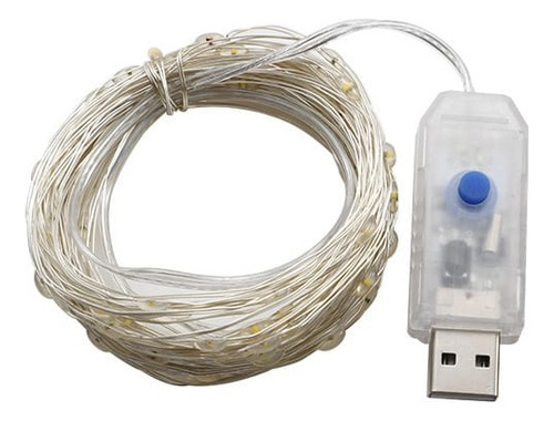 Serie Luz Led De Cadena 10m Usb Decorativa Varios Cambios