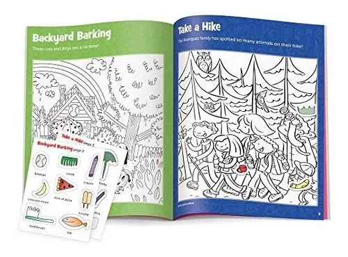 Highlights Hidden Pictures Sticker Fun Sticker Books for Kids Ages 3-6 4  Pack