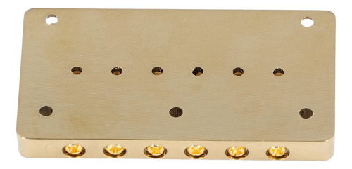 Kit De Ponte De Guitarra Elétrica De 6 Cordas Em Latão Throu