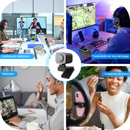 X Cámara Web Uhd 4k 60fps Usb Webcam Con