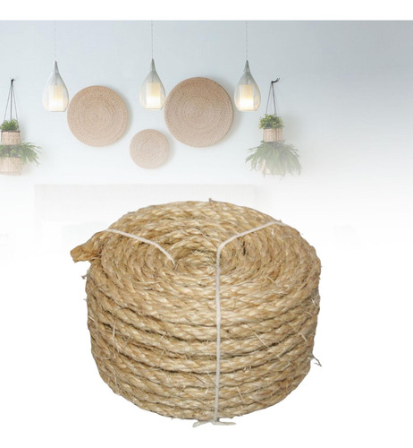 Cuerda Trenzada De Sisal, Poste Rascador Para Gatos 8mmx30m