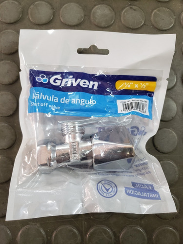 Imagen 2 de 2 de Llave Arresto 1/2 X 1/2 Metal Marca Griven