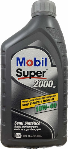 Aceite 10w40 Semi Sintetico Mobil Super 2000
