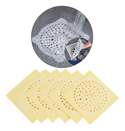. 2 X 50 Piezas De Pegatinas De Filtro De Desagüe De Ducha