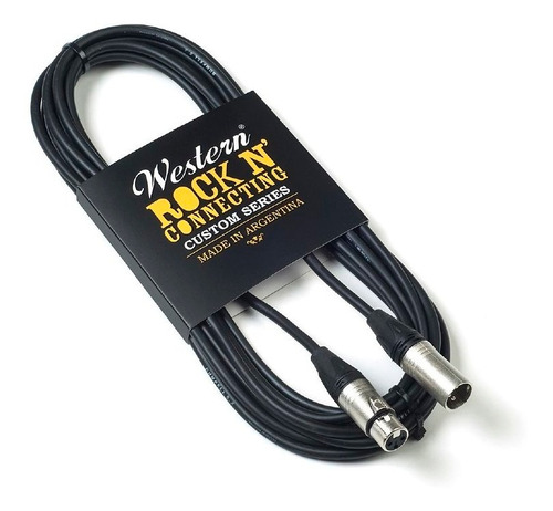 Imagen 10 de 10 de Cable Para Microfono 6m Canon Hembra Macho Western Cc60