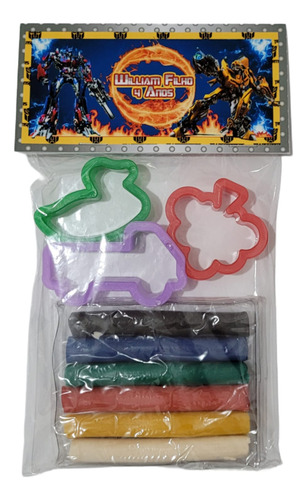 20 Kits Massinhas Transformes, Fazemos Todos Os Temas