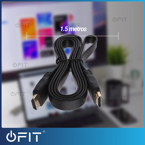 Imagen 5 de 10 de Cable Hdmi 1.5m Con Filtro Mallado