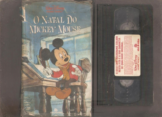 Vhs O Natal Do Mickey Mouse - Original Walt Disney 1ºversão | MercadoLivre