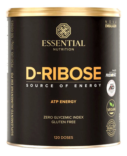 D-ribose Essential Nutrition Zero Lactose Vegano