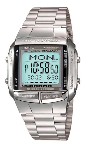 Reloj Casio Collection retro plateado