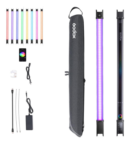 Tubo Led Recargable Rgb Con wifi y dmxv 75 Cm Godox Tl60