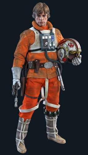 Luke Skywalker Snowspeeder Pilot Hot Toys/sideshow (Usado)