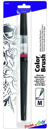 Brush Pen Pentel Negro (gflbp101) Punta Pincel