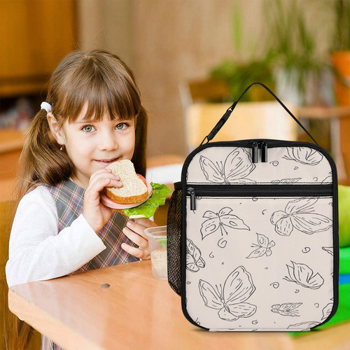 Bolsa De Almuerzo Aislante Spring Butterfly