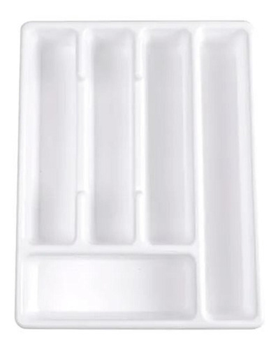 Separador de cubiertos grande para organizador de utensilios 3030, color blanco