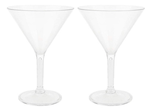 Magideal Juego 2 Copa Coctel Martini Estilo Vintage Acrilico