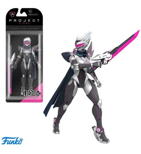 Projeto Fiora Figura League Of Legends Legacy Col Funko Lol