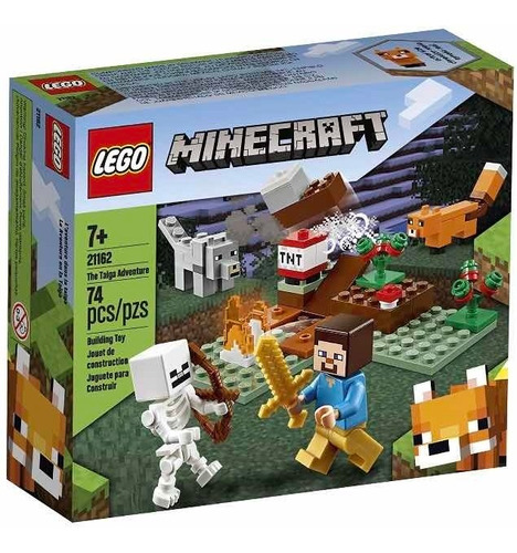 Lego Minecraft Aventura En La Taiga 21162 (74 Piezas)