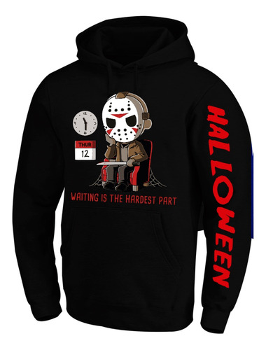 Sudadera Haloween, Viernes 13 Jason Voorhees Terror Animado