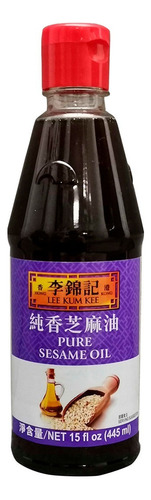 Aceite de sesamo Lee Kum Kee botella sin TACC 445 ml 
