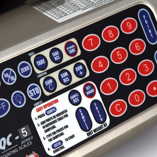 Imagen 3 de 3 de Báscula comercial digital Torrey QC 5kg 100V/240V 25.2 cm x 17.3 cm