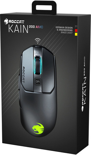 Mouse Inalámbrico Roccat Gaming Kain 200 Aimo Rgb Color