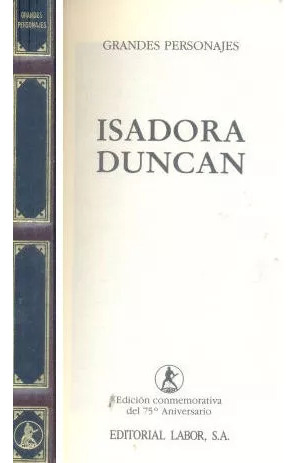 Natacha Molina: Isadora Duncan