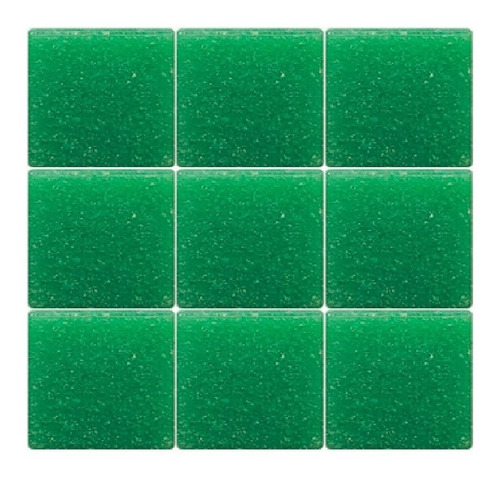 Mosaico Veneciano Verde Esmeralda 2x2 - Vetro Venezia P/caja