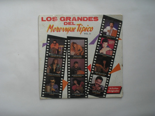  Los Grandes Del Meregue Tipico Lp Vinilo Edicion Usa 1991