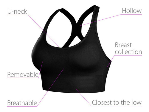 Sujetador Deportivo Alto Impacto Brassiere Tallas Extras 2pc
