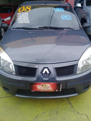 Renault Sandero Flex Lindo Economico Financio Mesmo Sem Scor