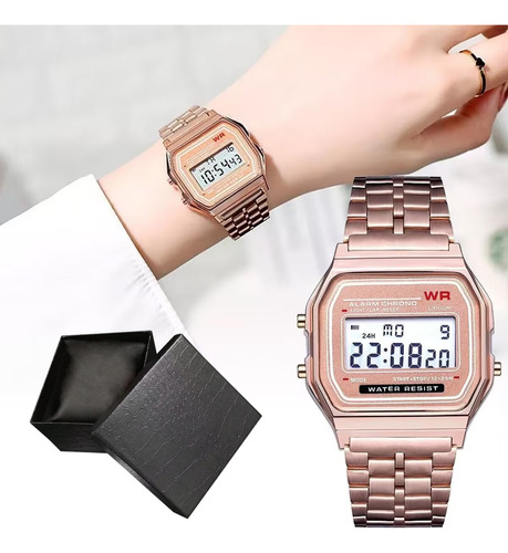 Reloj Deportivo Digital Para Hombre Y Mujer Estilo Retro