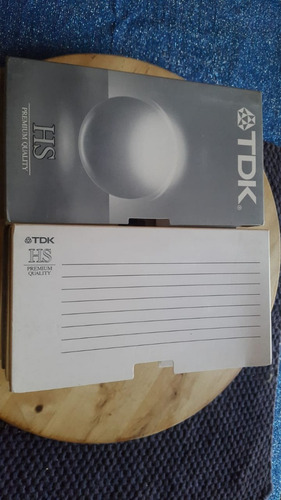 22 Cajas Para Cassettes Vhs Tdk Originales