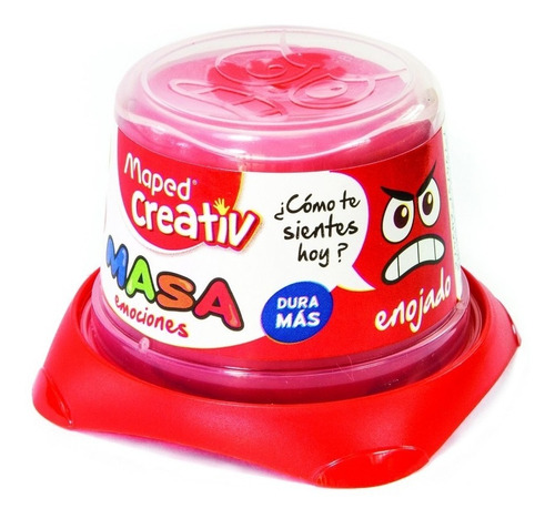 Imagen 4 de 6 de Masa Para Modelar Maped Creativ De 140 Grs X 4 Potes Fluo
