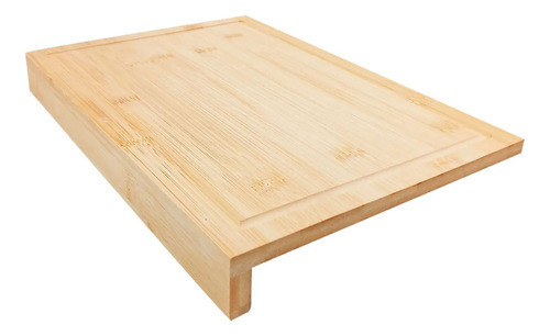 Tábua De Corte Madeira De Bambu Para Bancada 35x24cm