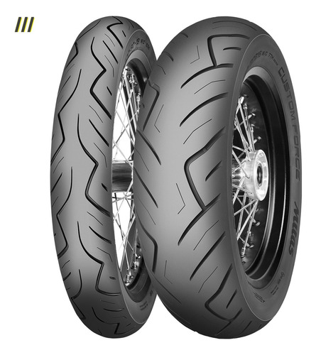 Par Pneu 150/80-16 E 130/90-16 Harley Davidson 883 Mitas