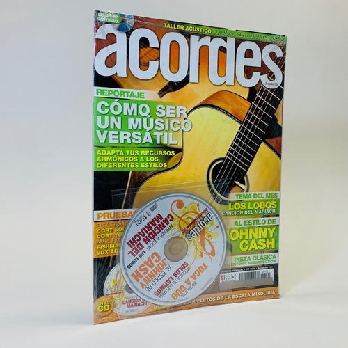 Revista Acordes Guitarra Cd Cómo Ser Un Músico Versátil #121