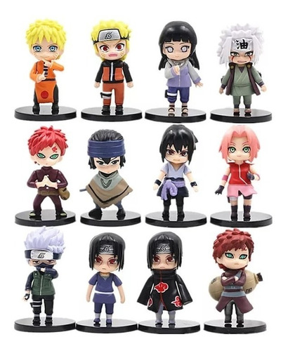 Super Pack De Figuras Naruto 12 Figuras