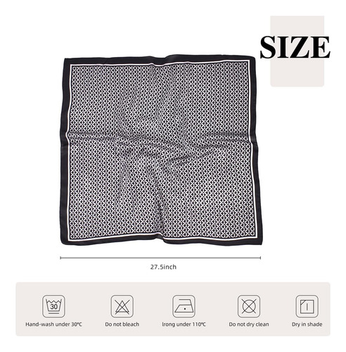 Eiysee275 × 275 Silk Feel Square Buff For Men,