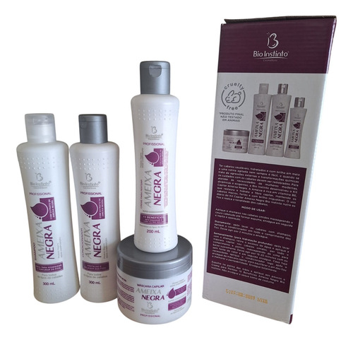 Kit Ameixa Negra 4 Unidades: Fios Hidratados E Fortes
