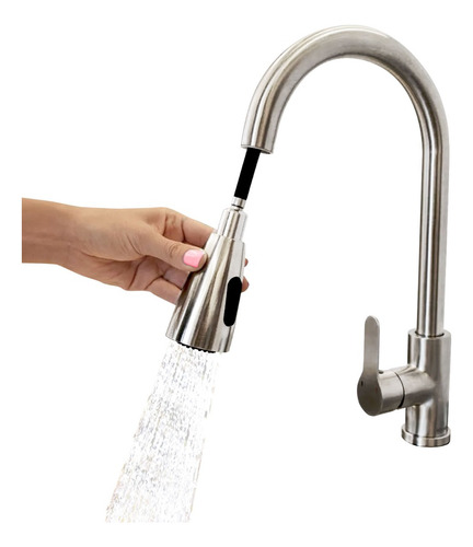 Llave Monomando Lavaplatos Extensible Cg-34 Joytek