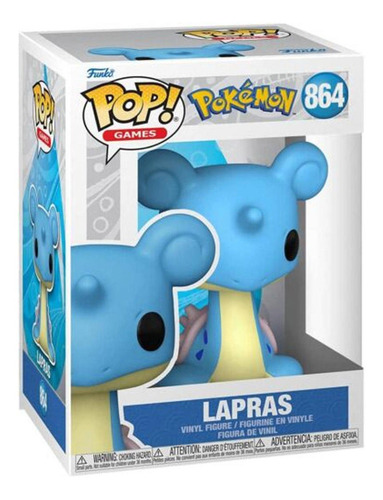 Imagen 1 de 2 de Funko Pop Games Pokemon Lapras 864