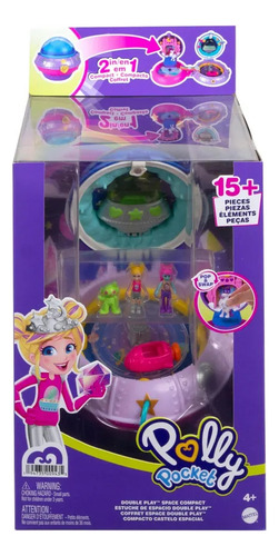 Polly Pocket Estuche Doble Compartimento Espacial