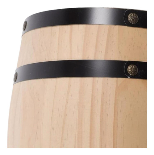 Dispensador De Whisky Retro En Barril De Roble Para M Beige